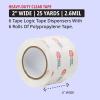 imageTape Logic Heavy Duty 2in x 25yd Clear Packaging Tape with Dispenser Strong Clear Packing Tape Roll Ideal for Shipping ampamp Moving Boxes6 Rolls