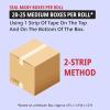 imageTape Logic Heavy Duty 2in x 25yd Clear Packaging Tape with Dispenser Strong Clear Packing Tape Roll Ideal for Shipping ampamp Moving Boxes6 Rolls