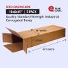 imageTape Logic TLHD18645FOL Side Loading Boxes 18quot x 6quot x 45quot Kraft Pack of 5Kraft