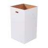 imageAVIDITI Cardboard Trash Cans and Recycling Bins 40 Gallon 18quotL x 18quotW x 30quotH 10Pack Reusable or Disposable Pop Up Garbage Boxes for Parties Outdoor Events Heavy Duty Plain50 Gallon