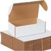 imageAVIDITI White Shipping Boxes 145quot x 75quot x 5quot 25Pack Foldable ampamp CrushProof  Corrugated Cardboard Mailing Boxes for Shipping Mailers Moving Packing Small Business Ideal to Use as Gift Box145x75x5 25Pack