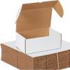 imageAVIDITI White Shipping Boxes 145quot x 75quot x 5quot 25Pack Foldable ampamp CrushProof  Corrugated Cardboard Mailing Boxes for Shipping Mailers Moving Packing Small Business Ideal to Use as Gift Box12x75x5 25Pack