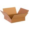 imageBOX USA 13 x 13 x 3 Corrugated Cardboard Boxes Flat 13quotL x 13quotW x 3quotH Pack of 25  Shipping Packaging Moving Storage Box for Home or Business Strong Wholesale Bulk Boxes