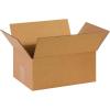 imageBOX USA 14quotL x 8quotW x 4quotH Corrugated Cardboard Boxes Pack of 25  Brown Reusable Recyclable Made in USA14x10x6 25Pack