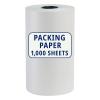 imageBOX USA Packing Paper Roll 1440L x 12quotW  1000 Sheets 17 Long Equivalent  Large White Newsprint for Shipping Packaging Storage and Moving Supplies1440 x 15