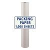 imageBOX USA Packing Paper Roll 1440L x 12quotW  1000 Sheets 17 Long Equivalent  Large White Newsprint for Shipping Packaging Storage and Moving Supplies1440 x 48