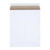 imageBOX USA Shipping Mailers Flat White 11quotL x 135quotW 100Pack  Thin Stayflat Mailers for Packing Shipping and Storage