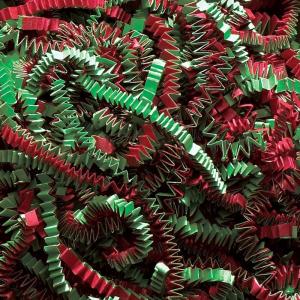 imageAviditi Crinkle Cut Paper Shred Filler Kraft 1 Case of 10 Lbs for Gift Wrapping Holidays Craft DIYs Basket Filling and DecorationChristmas Blend