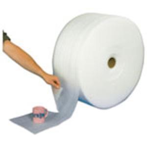 imageAviditi Polyethylene UPSable Perforated Air Foam Roll 350 L x 12quot W x 18quot H White FWUPS18S12P