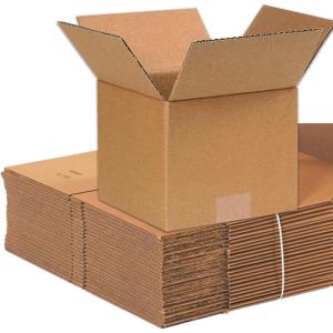 imageAviditi Shipping Boxes Small 12quotL x 12quotW x 12quotH 25Pack  Corrugated Cardboard Box for Packing Moving and Storage7x7x6