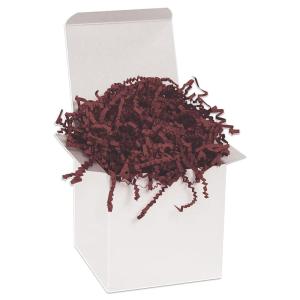 imageBOX USA 10 lb Kraft Crinkle Paper Packing Shipping and Moving Box Filler Shredded Paper for Box Package Basket Stuffing Bag Gift Wrapping Holidays Crafts and DecorationBurgundy