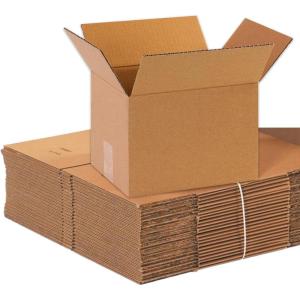 imageBOX USA 10 x 8 x 5 Corrugated Cardboard Boxes Small 10quotL x 8quotW x 5quotH Pack of 25  Shipping Packaging Moving Storage Box for Home or Business Strong Wholesale Bulk Boxes10x8x7 25Pack
