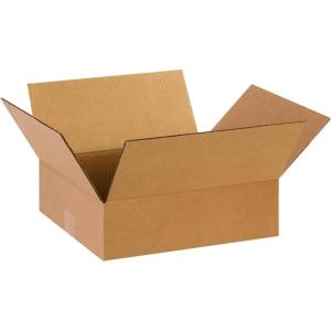 imageBOX USA 14quotL x 8quotW x 4quotH Corrugated Cardboard Boxes Pack of 25  Brown Reusable Recyclable Made in USA14x12x4 25Pack