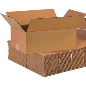 imageBOX USA 16 x 10 x 6 Corrugated Cardboard Storage Boxes Medium 16quotL x 10quotW x 6quotH Pack of 25  Shipping Packaging Moving for Home or Business Strong Wholesale Bulk Boxes16x10x6 25Pack
