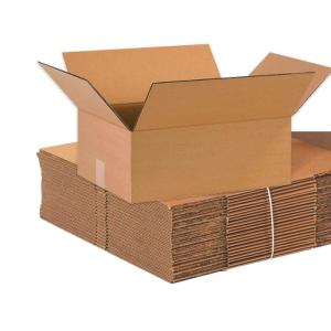 imageBOX USA 16 x 12 x 6 Corrugated Cardboard Boxes Flat 16quotL x 12quotW x 6quotH Pack of 25  Shipping Packaging Moving Storage Box for Home or Business Strong Wholesale Bulk Boxes