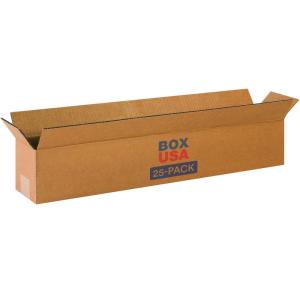 imageBOX USA 34x10x6 Long Corrugated Boxes Long 34L x 10W x 6H Pack of 10  Shipping Packaging Moving Storage Box for Home or Business Strong Wholesale Bulk Boxes24 x 4 x 4