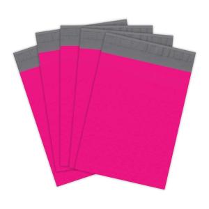 imageBOX USA Black Shipping Bags Large Heavy Duty 14quot x 19quot 100Pack  Waterproof Bag Poly Mailers for Packing Clothing and Secure Shipping Packaging ampamp Small Business MailingPink