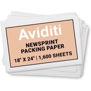 imageBOX USA Newsprint Packing Paper Sheets 80 Sheets 2 lbs PreCut 27quot x 17quot Large Packing Paper Sheets for Moving Shipping ampamp Storage Perfect Moving Supplies18x24  1 600 Sheets