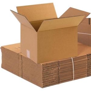 imageBOX USA Shipping Boxes Small 12quotL x 12quotW x 12quotH 25Pack  Corrugated Cardboard Box for Packing Moving and Storage12x10x8 25Pack
