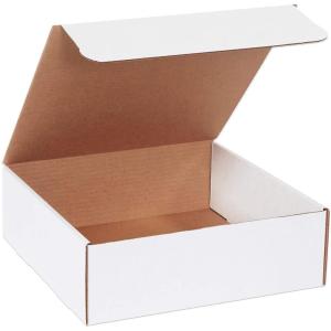 imageBOX USA Shipping Boxes Small 12quotL x 4quotW x 4quotH 50Pack  Corrugated Cardboard Box Mailer for Packing Moving and Storage 124412x12x4