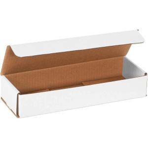 imageBOX USA Shipping Boxes Small 12quotL x 4quotW x 4quotH 50Pack  Corrugated Cardboard Box Mailer for Packing Moving and Storage 124412x4x2