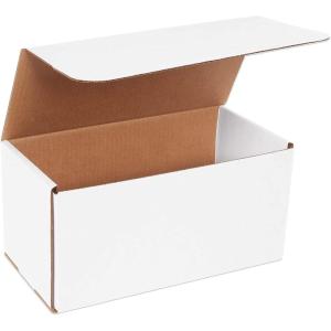 imageBOX USA Shipping Boxes Small 12quotL x 4quotW x 4quotH 50Pack  Corrugated Cardboard Box Mailer for Packing Moving and Storage 124412x6x6