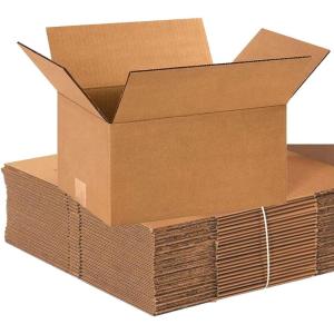 imageBOX USA Shipping Boxes Small 12quotL x 9quotW x 6quotH 25Pack  Corrugated Cardboard Box for Packing Moving and Storage12x9x6 100Pack
