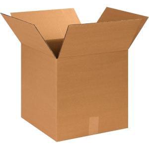 imagePARTNERS BRAND 14 x 14 x 14 Corrugated Cardboard Boxes Medium 14quotL x 14quotW x 14quotH Pack of 25  Shipping Packaging Moving Storage Box for Home or Business Strong Wholesale Bulk Boxes