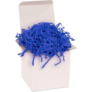 imagePartners Brand 10 lb Royal Blue Crinkle Paper Packing Shipping and Moving Box Filler Shredded Paper for Box Package Basket Stuffing Bag Gift Wrapping Holidays Crafts and DecorationBlue