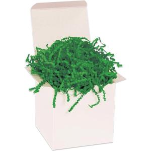 imagePartners Brand 10 lb Royal Blue Crinkle Paper Packing Shipping and Moving Box Filler Shredded Paper for Box Package Basket Stuffing Bag Gift Wrapping Holidays Crafts and DecorationGreen