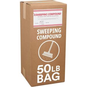 imagePartners Brand Gritless Floor Sweeping Compound  50 LB Bag  Commercial Grade Sandfree Formula for Use on Finished Floors ampamp Dust ControlSweeping Compound