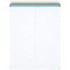 imageBOX USA 17 x 21quot Stayflats Brand Rigid Flat Mailers White Pack of 100 Photo Document Mailers Peel ampamp Seal Closure Tear Strip Easy Opening