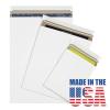 imageBOX USA 17 x 21quot Stayflats Brand Rigid Flat Mailers White Pack of 100 Photo Document Mailers Peel ampamp Seal Closure Tear Strip Easy Opening
