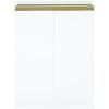 imageBOX USA 17 x 21quot Stayflats Brand Rigid Flat Mailers White Pack of 100 Photo Document Mailers Peel ampamp Seal Closure Tear Strip Easy Opening