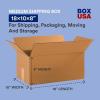 imageBOX USA 18 x 10 x 8 Corrugated Cardboard Boxes Medium 18quotL x 10quotW x 8quotH Pack of 25  Shipping Packaging Moving Storage Box for Home or Business Strong Wholesale Bulk Boxes