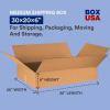 imageBOX USA 30x20x6 Flat Corrugated Boxes Flat 30L x 20W x 6H Pack of 15  Shipping Packaging Moving Storage Box for Home or Business Strong Wholesale Bulk Boxes30 x 20 x 6