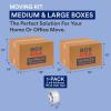 imageBOX USA Apartment Moving Boxes Kit  20 Brown Cardboard Boxes ampamp 1 Packing Tape Roll  Medium ampamp Large Packing Boxes for Moving Packaging Storage ampamp ShippingSmall House Moving Kit
