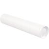 imageBOX USA Cardboard Tubes with Caps 36quotL x 3quotW x 3quotH Pack of 24  Poster Tube for Mailing and Storage of Blueprints Artwork Crafts Long Art Holder 36 inchesWhite