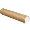 imageBOX USA Cardboard Tubes with Caps 36quotL x 3quotW x 3quotH Pack of 24  Poster Tube for Mailing and Storage of Blueprints Artwork Crafts Long Art Holder 36 inchesKraft