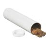 imageBOX USA Cardboard Tubes with Caps 36quotL x 3quotW x 3quotH Pack of 24  Poster Tube for Mailing and Storage of Blueprints Artwork Crafts Long Art Holder 36 inchesWhite