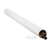imageBOX USA Cardboard Tubes with Caps 36quotL x 3quotW x 3quotH Pack of 24  Poster Tube for Mailing and Storage of Blueprints Artwork Crafts Long Art Holder 36 inchesWhite