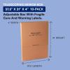 imageBOX USA Large Mirror Box 40quotL x 35quotW x 60quotH 1Pack Cardboard Boxes Perfect for Moving Storing Packing ampamp Shipping Ideal for TVs Picture Frames Mirrors ampamp Art375x31 10Pack Outer Box