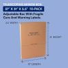 imageBOX USA Large Mirror Box 40quotL x 35quotW x 60quotH 1Pack Cardboard Boxes Perfect for Moving Storing Packing ampamp Shipping Ideal for TVs Picture Frames Mirrors ampamp Art37x31 10Pack Inner Box