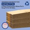 imageBOX USA Large Mirror Box 40quotL x 35quotW x 60quotH 1Pack Cardboard Boxes Perfect for Moving Storing Packing ampamp Shipping Ideal for TVs Picture Frames Mirrors ampamp Art37x31 10Pack Inner Box