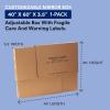 imageBOX USA Large Mirror Box 40quotL x 35quotW x 60quotH 1Pack Cardboard Boxes Perfect for Moving Storing Packing ampamp Shipping Ideal for TVs Picture Frames Mirrors ampamp Art40x60 1Pack