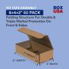 imageBOX USA Moving Boxes Small 8quotL x 4quotW x 2quotH 50Pack  Corrugated Cardboard Box for Packing Shipping and Storage 8x4x2 842Kraft