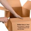 imageBOX USA Shipping Boxes Flat 18quotL x 12quotW x 6quotH 25Pack  Corrugated Cardboard Box for Packing Moving and StorageMultiDepth