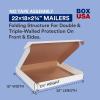 imageBOX USA Shipping Boxes Large 22L x 18W x 275H 25Pack  Corrugated Cardboard Box for Packing Moving and Storage 22x18x2 34