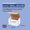 imageBOX USA Shipping Boxes Small 6quotL x 5quotW x 4quotH 50Pack  Corrugated Cardboard Box Mailer for Packing Moving and Storage 6546x4x4