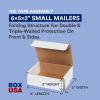 imageBOX USA Shipping Boxes Small 6quotL x 5quotW x 4quotH 50Pack  Corrugated Cardboard Box Mailer for Packing Moving and Storage 6546x5x2